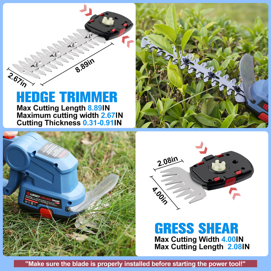 T2IN Hedge Trimmer Matching Blade-RED