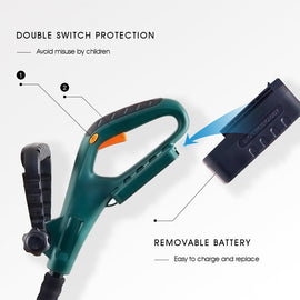 LURSKY 21V Cordless Tiller Cultivator